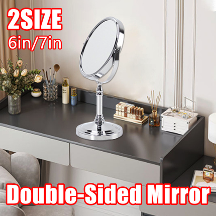 Makeup Mirror Double Sided Table Top Vanity Mirror Magnifying Cosmetic Mirror