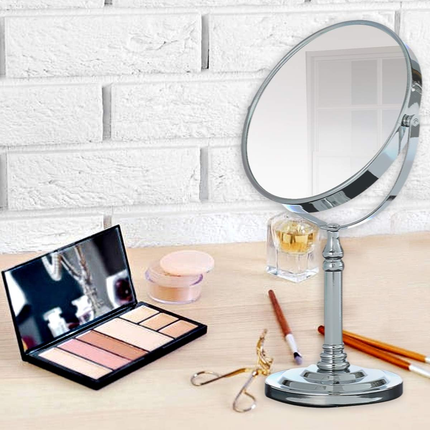 Makeup Mirror Double Sided Table Top Vanity Mirror Magnifying Cosmetic Mirror