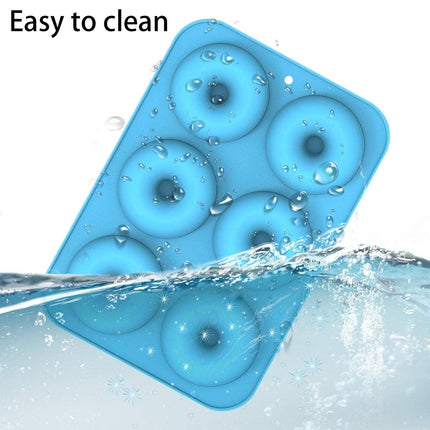 6 Even Silicone Donut Mold Baking Cake DIY Baking Oven