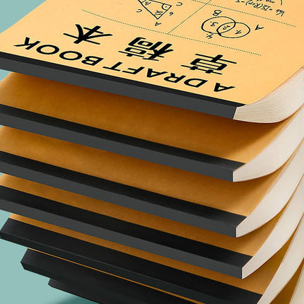 Math Theme Draft Books 153x225mm 6 or 12 Pack