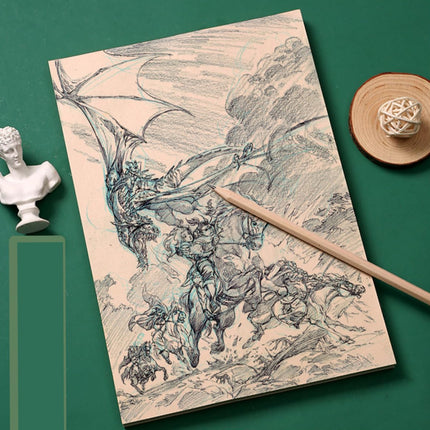 Student Wooden Color Draft Paper Notebook 320/500 Sheets