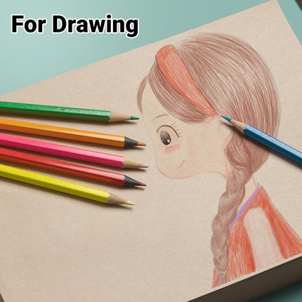 Student Wooden Color Draft Paper Notebook 320/500 Sheets