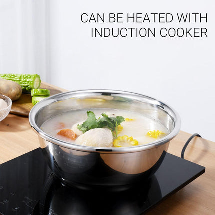 Multifunctional 201 Stainless Steel Basin 3 in 1 Colanders Basin Mixing Bowl Set