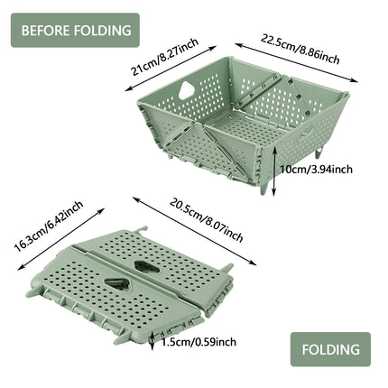 Collapsible Vegetable Washing Basket Foldable Durable for Kitchen Sink Storage
