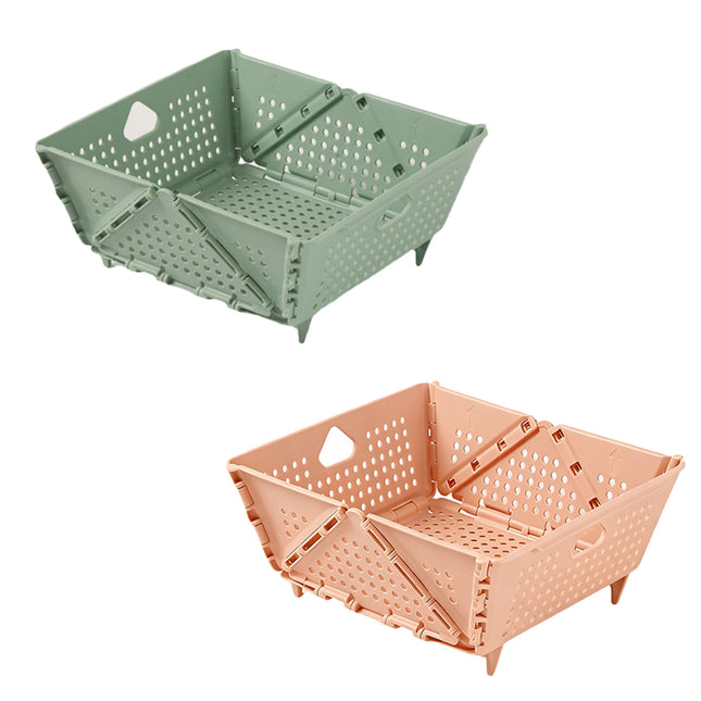 Collapsible Vegetable Washing Basket Foldable Durable for Kitchen Sink Storage