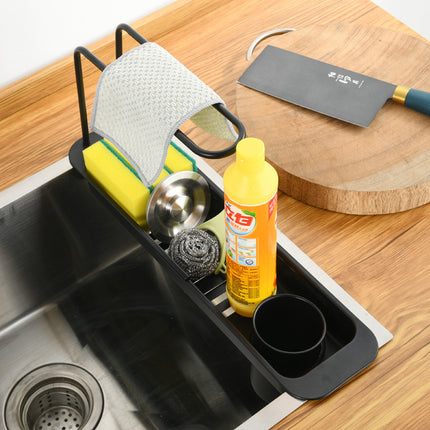 Retractable Stainless Steel Kitchen Sink Drain Rack Kitchen Counter Storage