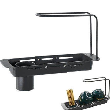 Retractable Stainless Steel Kitchen Sink Drain Rack Kitchen Counter Storage