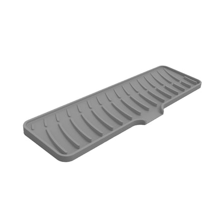 Silicone Long Drain Mat for Sink Non-Slip Water Diversion Kitchen Bathroom