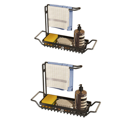 Stainless Steel Retractable Drain Basket Rack Space Saving For Kitchen Sink