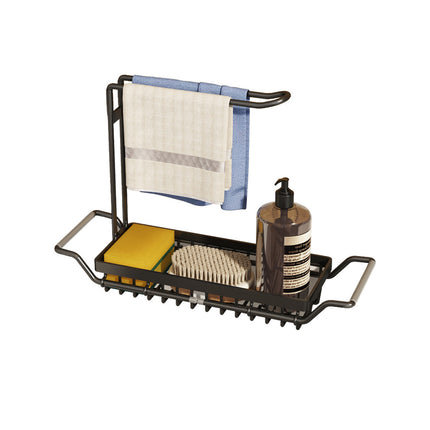 Stainless Steel Retractable Drain Basket Rack Space Saving For Kitchen Sink