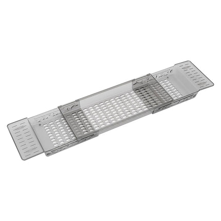 Bath Tub Storage Shelf Bathroom Adjustable Drainage Shelf Organizer Space Saving