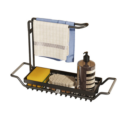 Stainless Steel Retractable Drain Basket Rack Space Saving For Kitchen Sink