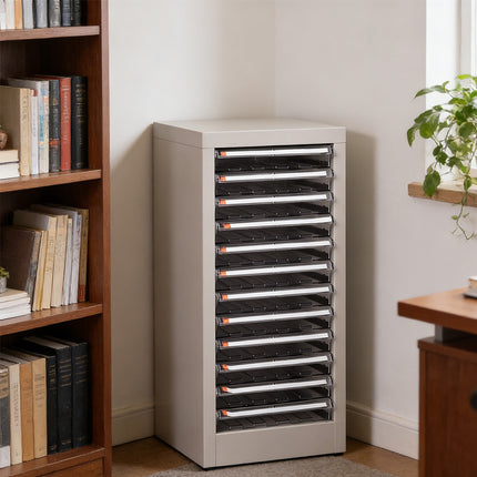 Multi-Layer Drawer-Type File Cabinet Home Office A4 Document Storage Organizer