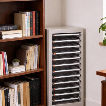 Multi-Layer Drawer-Type File Cabinet Home Office A4 Document Storage Organizer