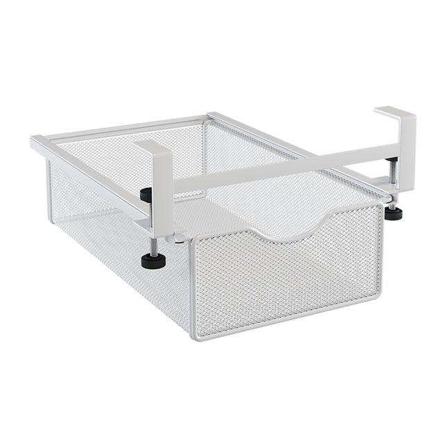 Office Desk Pull Out Hanging Basket Under Desk Storage Organizer for Stationery