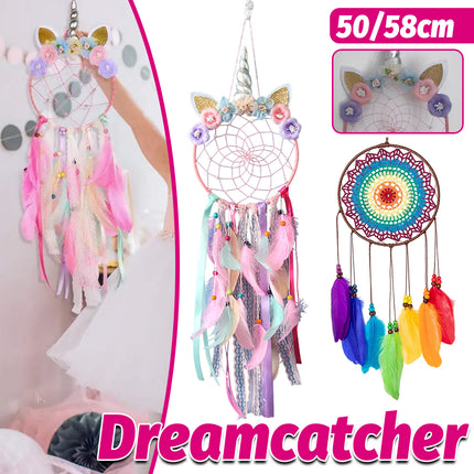 Creative Unicorn Dream Catcher Wall Hanging Decoration Craft Wall Art Decor