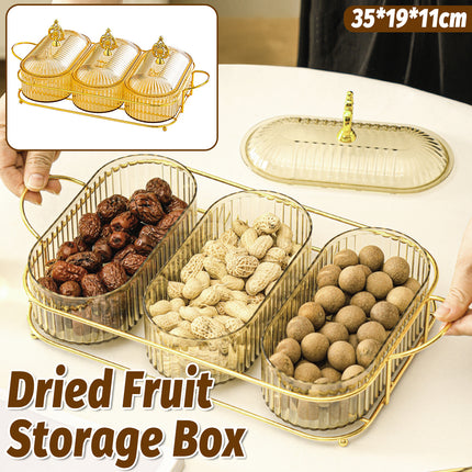 Dried Fruit Storage Container with Clear Lid for Kitchen Pantry Use
