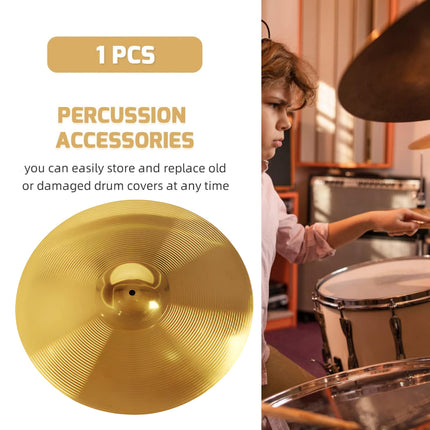16 Inch Alloy Jazz Drum Cymbal Percussion Instrument High Resonance Durable
