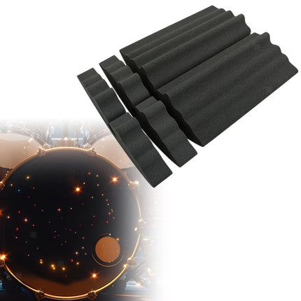 Drum Muffler Pillow Silencer Sponge Universal For Jazz Drum Bass Drum Anti Slip