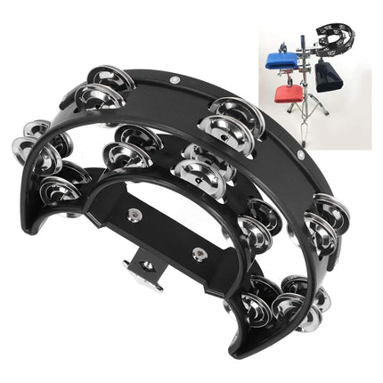 Double Row Hand Bell for Drum Set Professional Percussion Accessory Durable