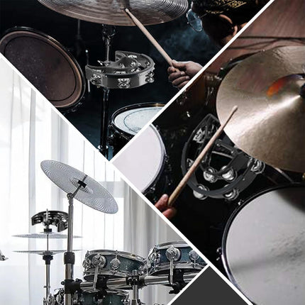 Double Row Hand Bell for Drum Set Professional Percussion Accessory Durable