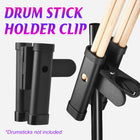 Drum Sticks Case Aluminum Alloy Clip Drum Stick Bag Stand Anti-slip Rubber Pad