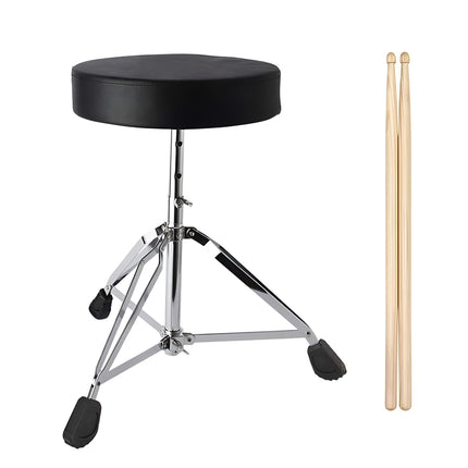 Adjustable Height Drum Throne Sturdy Stool For Jazz Drums Universal Use All Ages