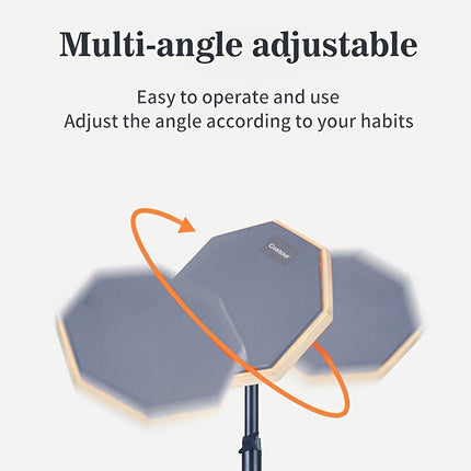 8 Inch Practice Pad Set For Mute Drum Suitable For Beginners Professionals