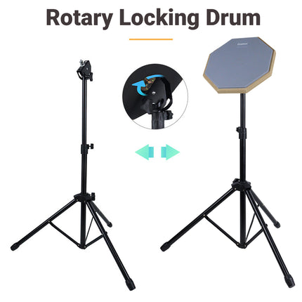 8 Inch Practice Pad Set For Mute Drum Suitable For Beginners Professionals