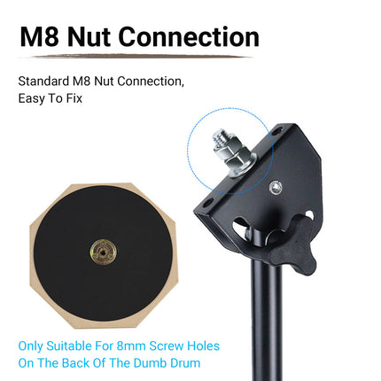 8 Inch Practice Pad Set For Mute Drum Suitable For Beginners Professionals