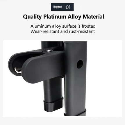 Drum Sticks Case Aluminum Alloy Clip Drum Stick Bag Stand Anti-slip Rubber Pad