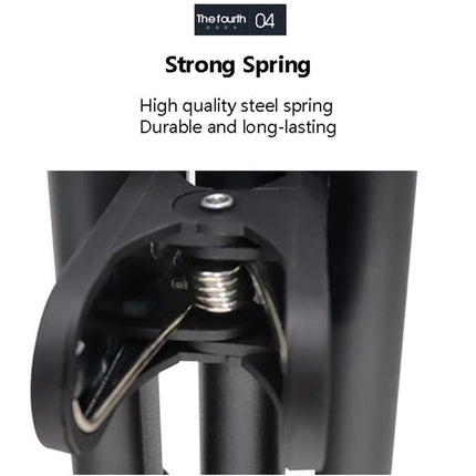 Drum Sticks Case Aluminum Alloy Clip Drum Stick Bag Stand Anti-slip Rubber Pad