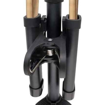 Drum Sticks Case Aluminum Alloy Clip Drum Stick Bag Stand Anti-slip Rubber Pad