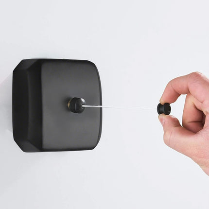 2.8m Length Stainless Steel Wall-Mounted Retractable Invisible Clothesline