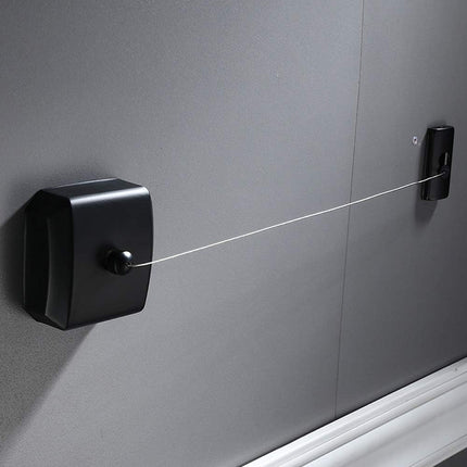 2.8m Length Stainless Steel Wall-Mounted Retractable Invisible Clothesline
