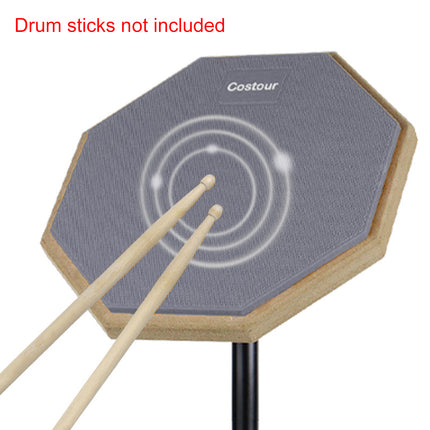 8 Inch Practice Pad Set For Mute Drum Suitable For Beginners Professionals