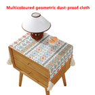 Bedside Table Cover Dustproof Tassel Tablecloth Decorative Nightstand Desk Protector