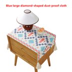 Blue diamond pattern