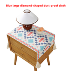Bedside Table Cover Dustproof Tassel Tablecloth Decorative Nightstand Desk Protector