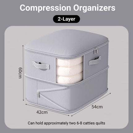 Large Capacity Quilt Clothing Storage Bag Waterproof Dustproof Space Saving