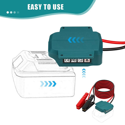 Portable Jumper Cables Car Emergency Starter Power For Vehicle Battery Boosting