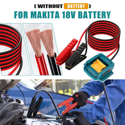 Portable Jumper Cables Car Emergency Starter Power For Vehicle Battery Boosting