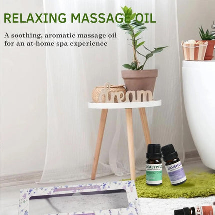 6 PCS Water Soluble Plant Aromatherapy Essential Oil for Diffuser 10ml Bottles