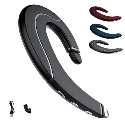 Bone Conduction Earphones Wireless Headphones Headset Sport Bluetooth Waterproof - Aimall