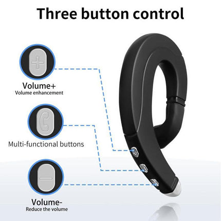 Bone Conduction Earphones Wireless Headphones Headset Sport Bluetooth Waterproof - Aimall