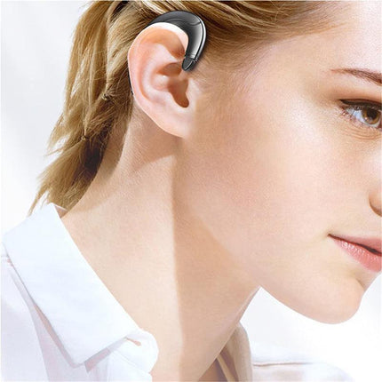 Bone Conduction Earphones Wireless Headphones Headset Sport Bluetooth Waterproof - Aimall