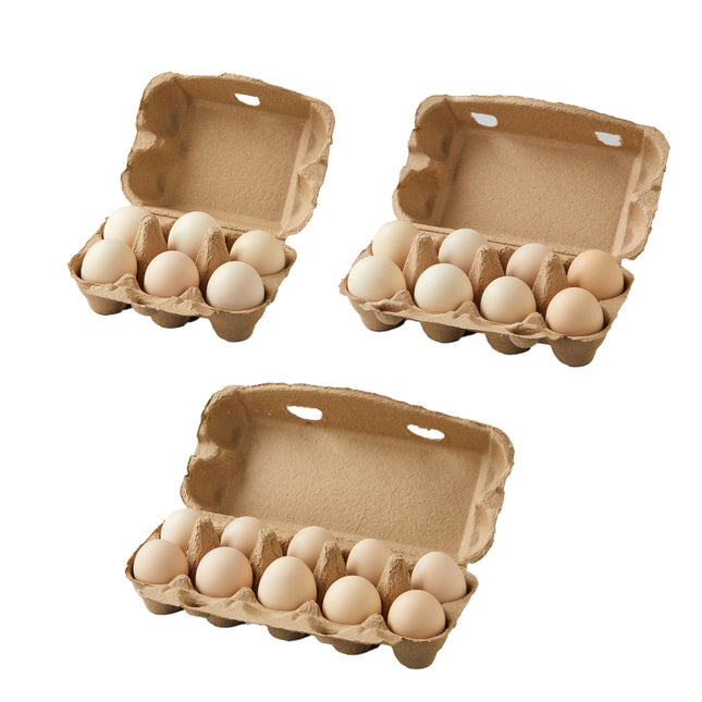 50PCS Egg Tray Box 6/8/10-Grid Shockproof Safe for Home Kitchen Food Storage Use