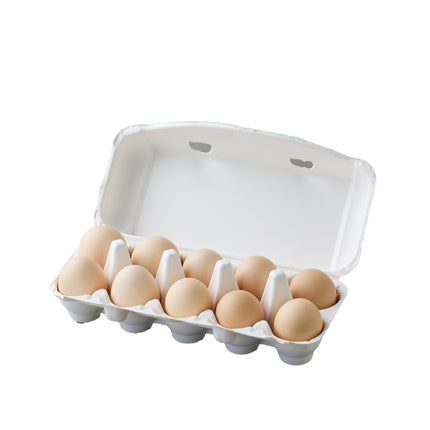 30PCS Pulp Egg Rack Durable Leak-Proof Groove Design for Chicken Eggs Storage