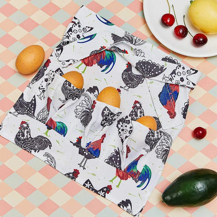 Chicken Egg Collecting Apron Farm Gathering Tool Pocket Storage Multiple Sizes AU
