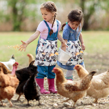 Chicken Egg Collecting Apron Farm Gathering Tool Pocket Storage Multiple Sizes AU